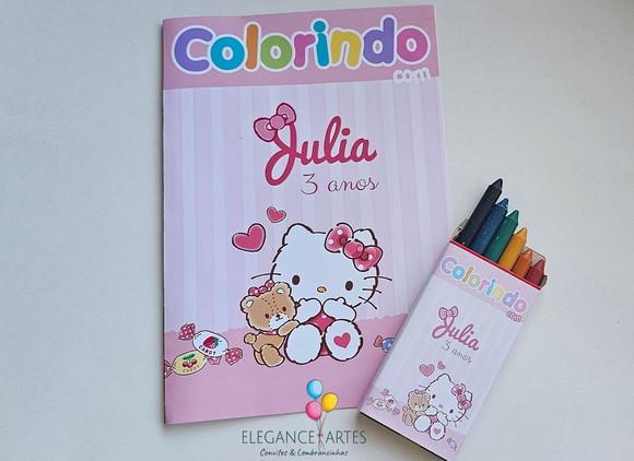 Livrinho de Colorir Hello Kitty