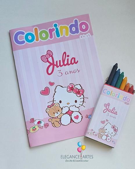 Livrinho de Colorir Hello Kitty