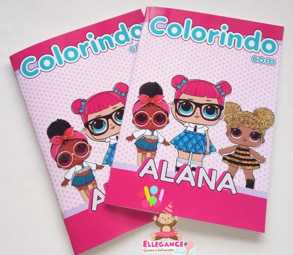 Livrinho de Colorir Lol