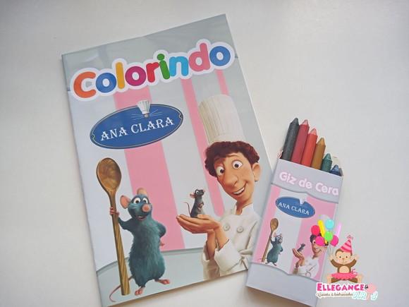 Livrinho de Colorir Ratatouille