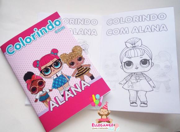Livrinho de Colorir Lol