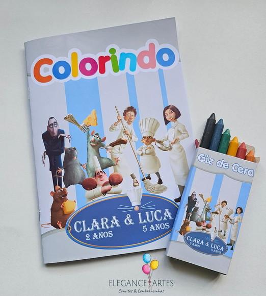 Livrinho de Colorir Ratatouille