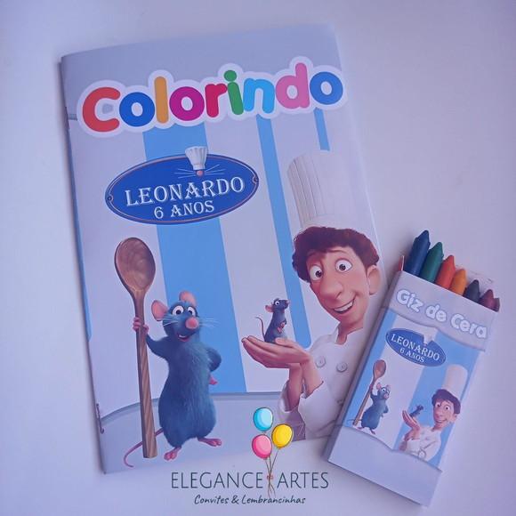 Livrinho de Colorir Ratatouille