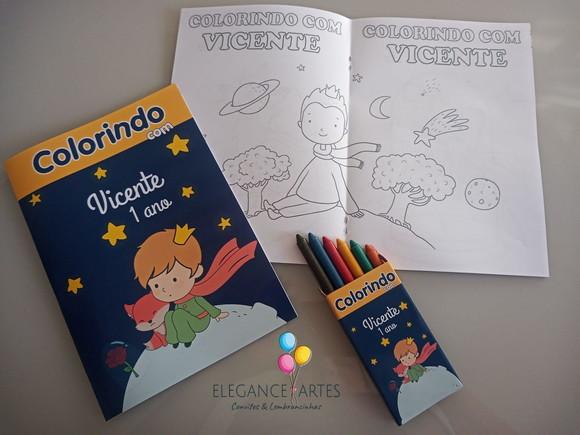 Livrinho de Colorir Pequeno Príncipe