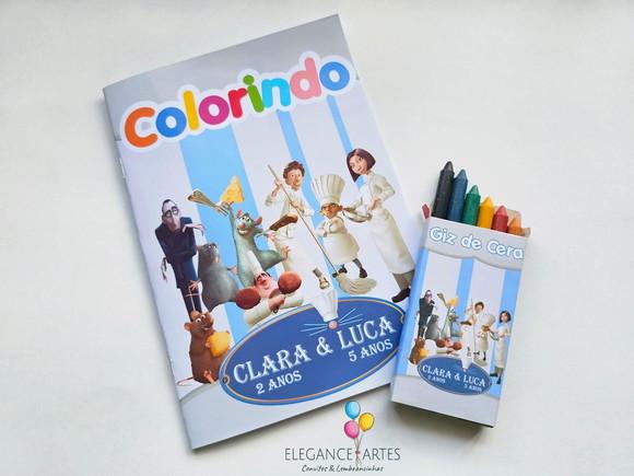 Livrinho de Colorir Ratatouille
