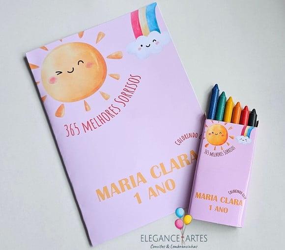 Livrinho para Colorir 365 Sorrisos