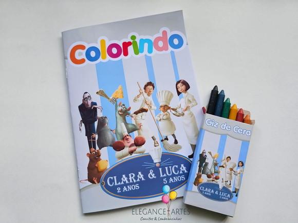 Livrinho de Colorir Ratatouille