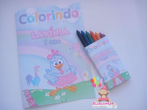 Livrinho para Colorir Galinha Pintadinha Cand Color
