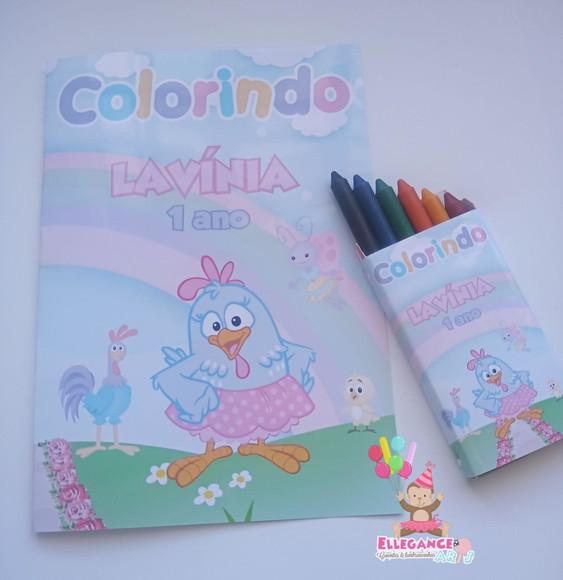 Livrinho para Colorir Galinha Pintadinha Cand Color