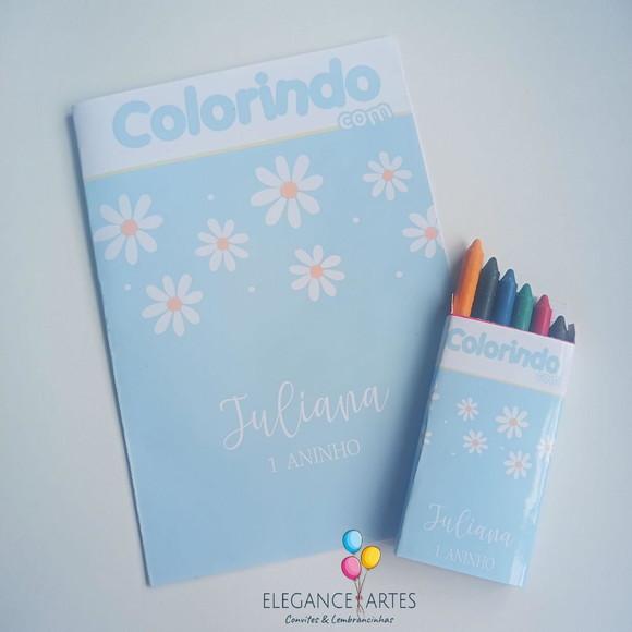 Livrinho para Colorir Margaridas
