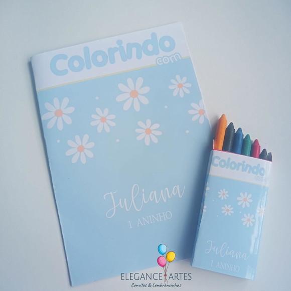 Livrinho para Colorir Margaridas