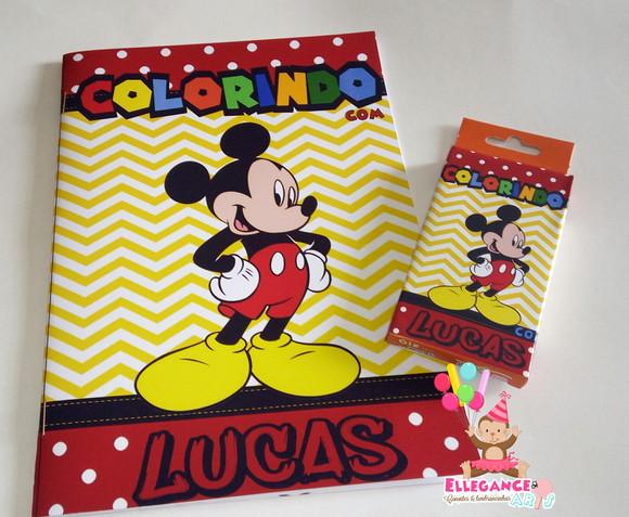 Livrinho para Colorir Mickey