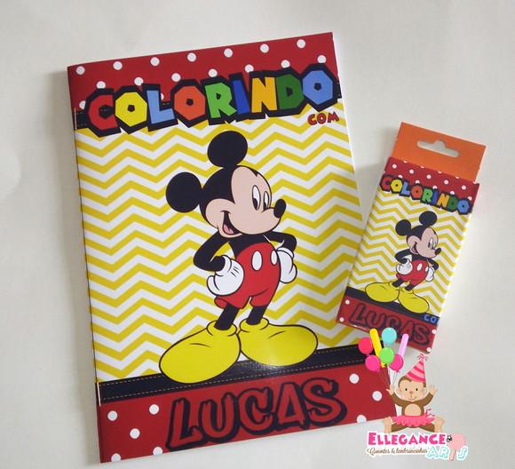 Livrinho para Colorir Mickey