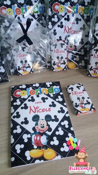 Livrinho para Colorir Mickey