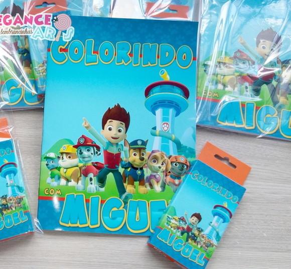 Livrinho para Colorir Patrulha Canina
