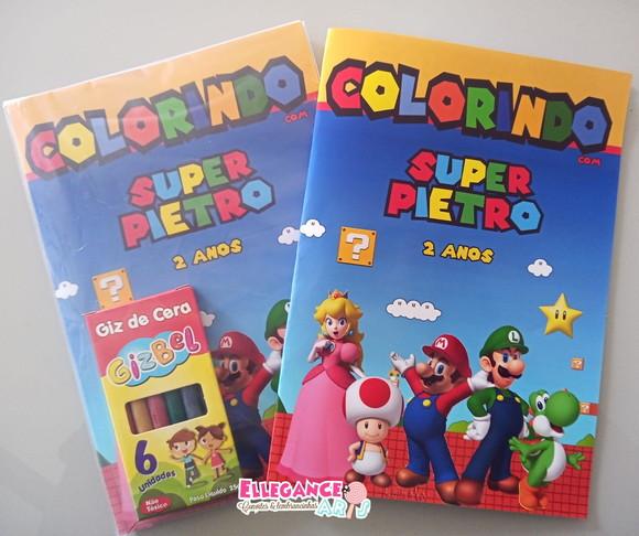 Livrinho para Colorir Super Mário