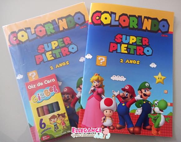 Livrinho para Colorir Super Mário