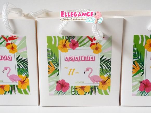 Mini Sacolinha Flamingo