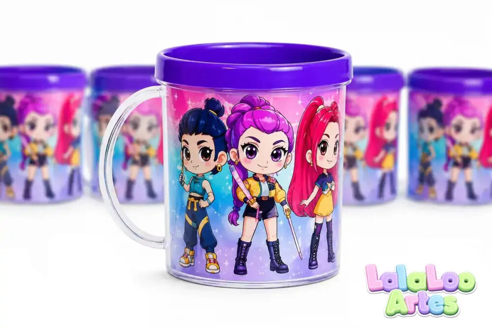 Caneca Guerreiras do Kpop