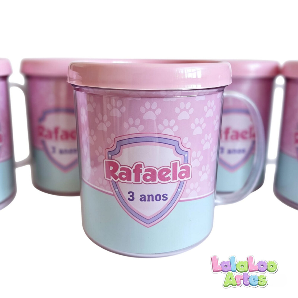 Caneca Skye e Everest Patrulha Canina | Lembrancinha aniversário