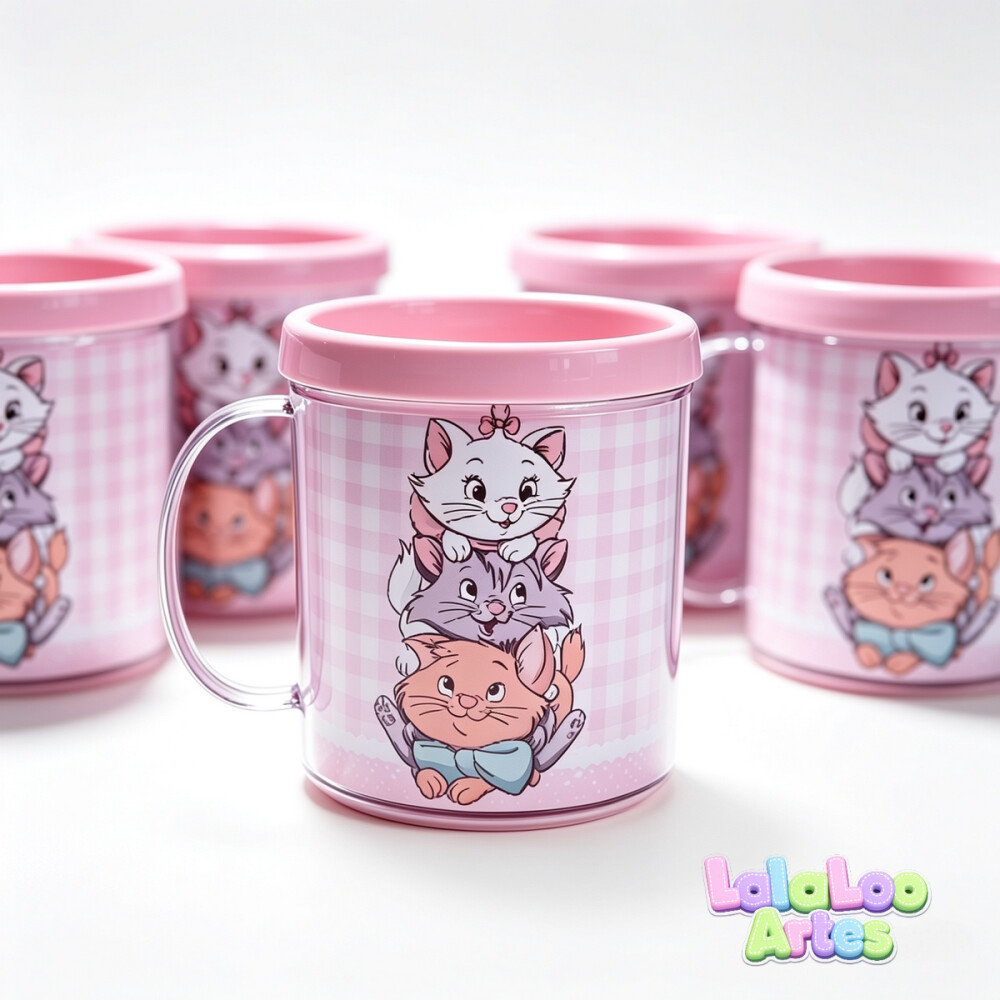 Caneca Gatinha Marie | Lembrancinha aniversário
