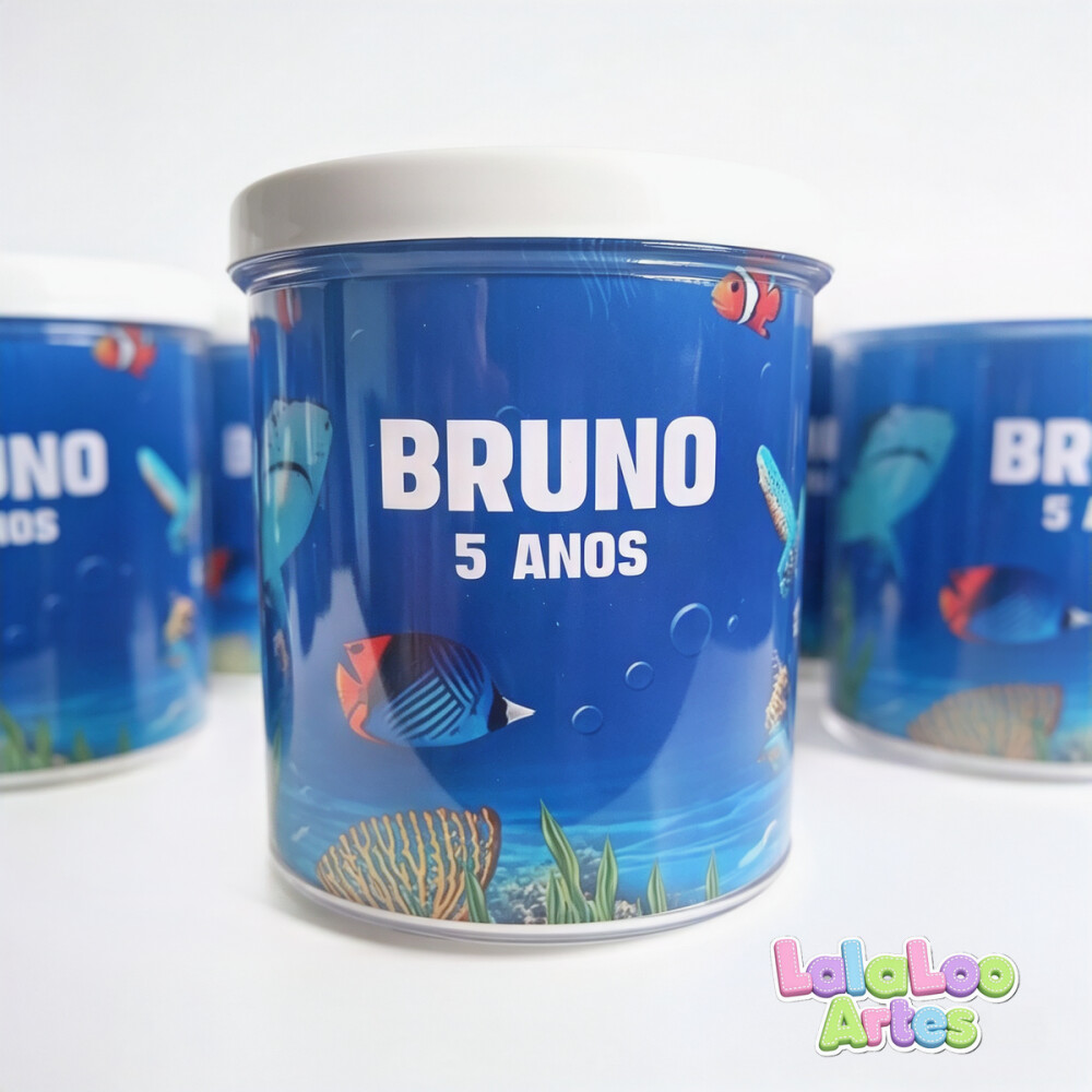 Caneca Fundo do Mar | Lembrancinha aniversário