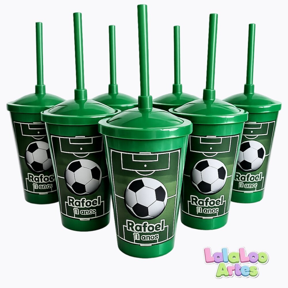 Copo Personalizado Futebol | Lembrancinha Aniversário