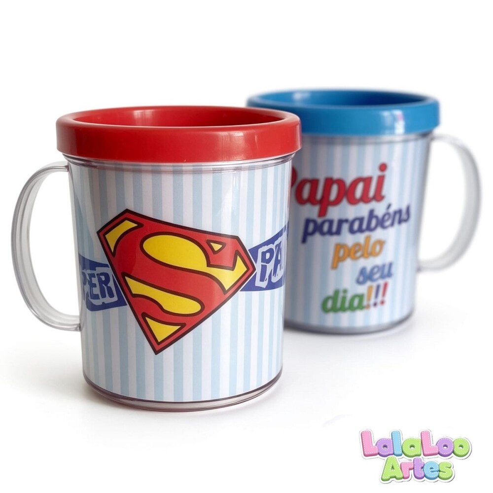 Caneca Personalizada Dia dos Pais 2 – Super Pai | Tema Super Ho