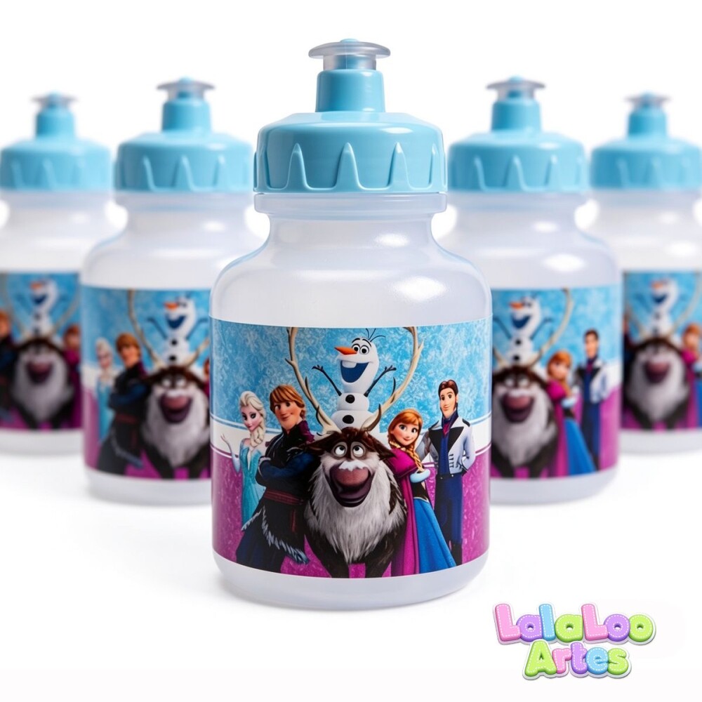 Garrafinha Squeeze Frozen Personalizada | Festa Infantil
