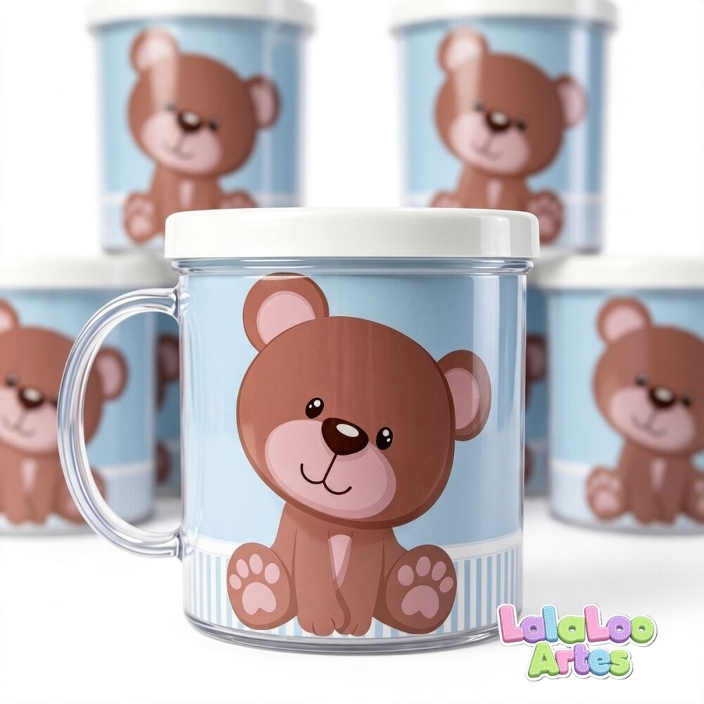 Caneca Urso Personalizada | Lembrancinha infantil