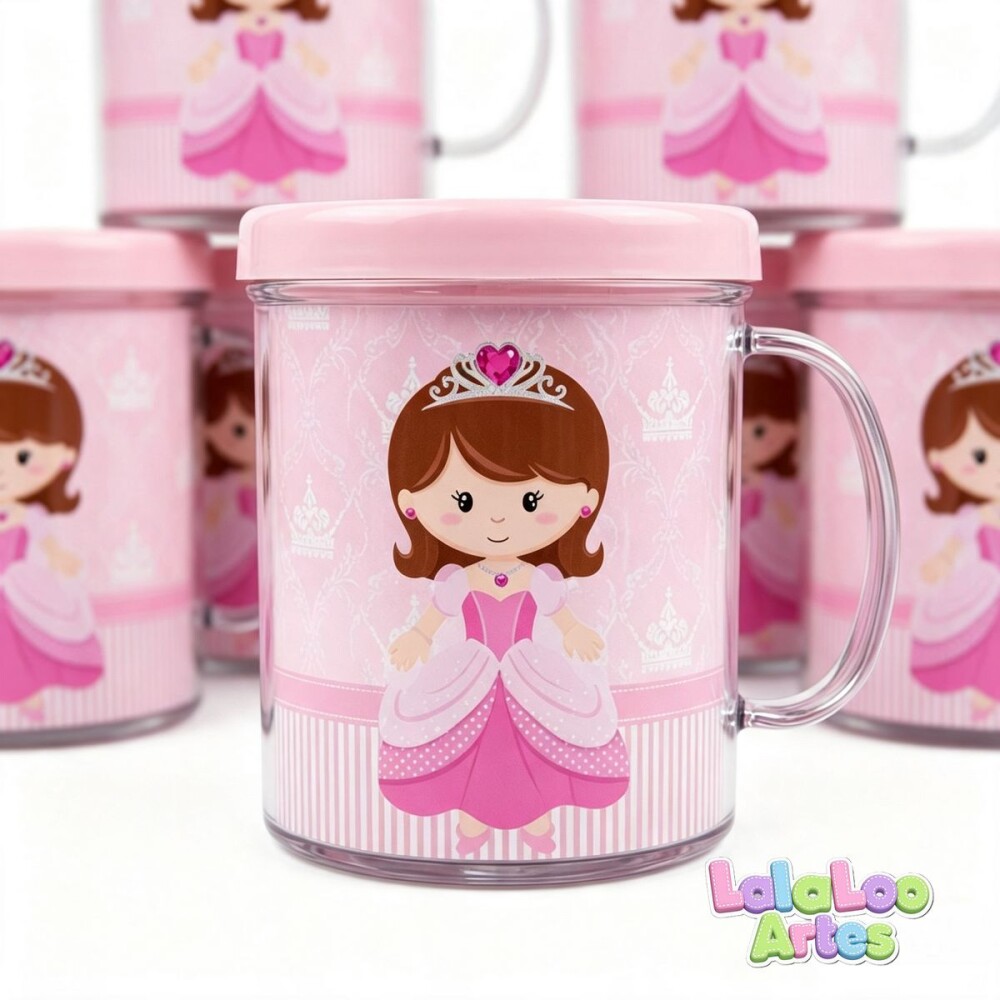 Caneca Princesa Personalizada | Lembrancinha infantil