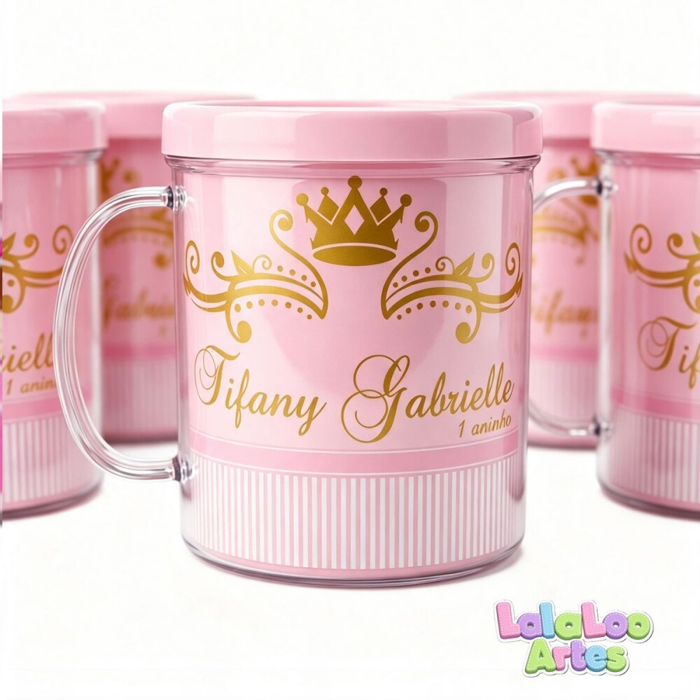 Caneca Princesa Personalizada | Lembrancinha infantil