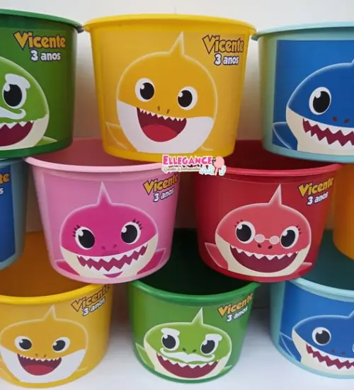Balde de Pipoca Baby Shark
