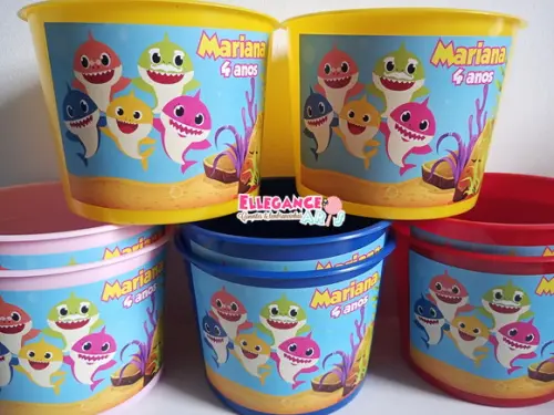 Balde de Pipoca Baby Shark