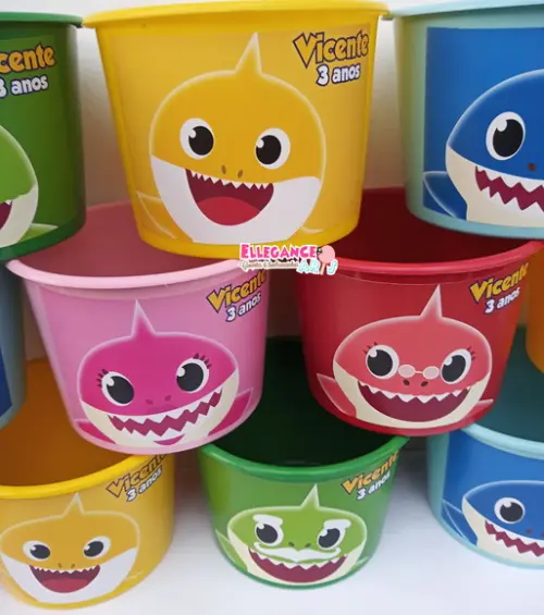 Balde de Pipoca Baby Shark