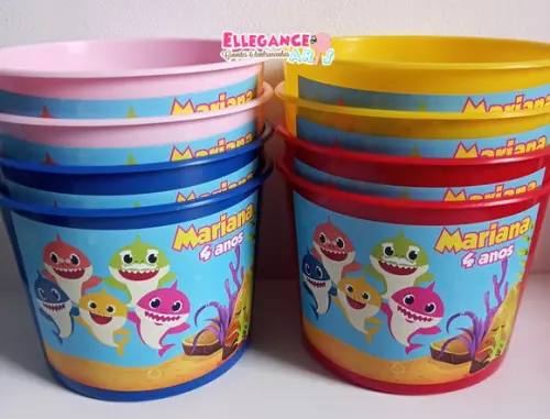 Balde de Pipoca Baby Shark
