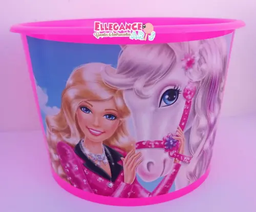 Balde de Pipoca Barbie
