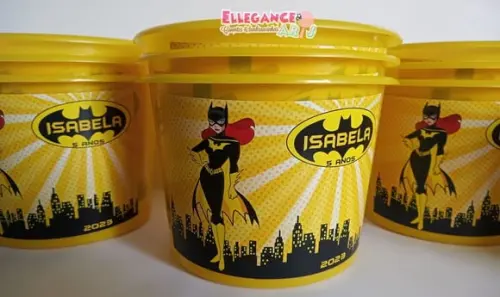 Balde de Pipoca Batgirl