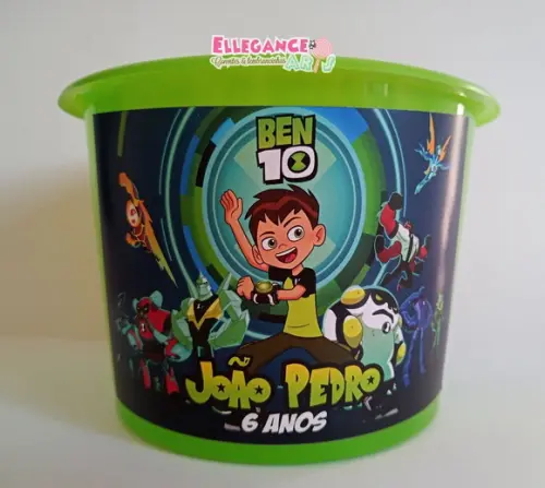 Balde de Pipoca Ben 10