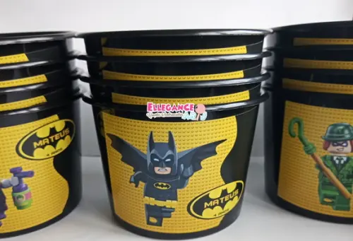 Balde de Pipoca Batman Lego