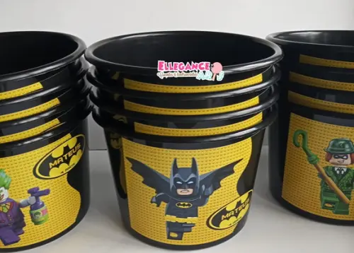 Balde de Pipoca Batman Lego