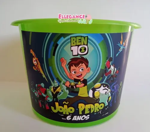 Balde de Pipoca Ben 10