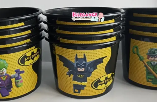 Balde de Pipoca Batman Lego