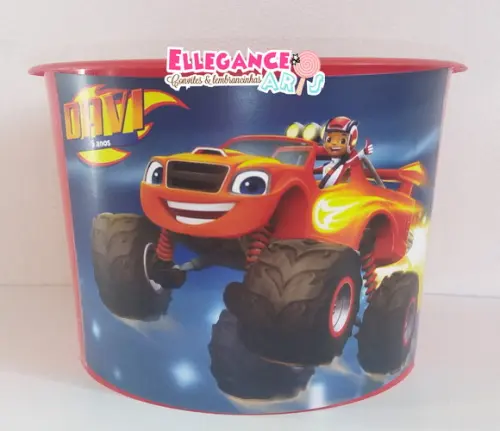 Balde de Pipoca Blaze Machines