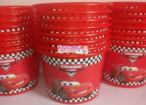 Balde de Pipoca Carros