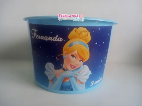 Balde de Pipoca Cinderela