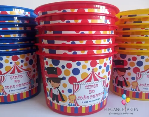 Balde de Pipoca Circo