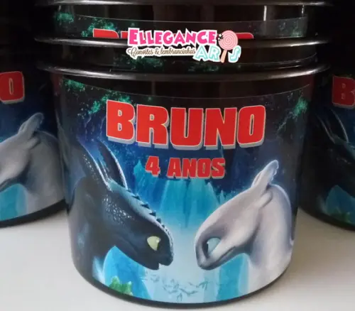 Balde de Pipoca Como Treinar o Seu Dragão
