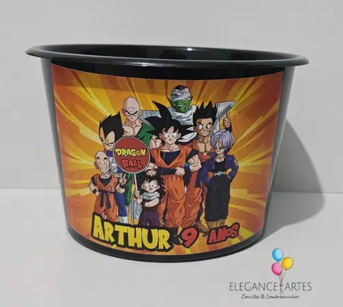 Balde de Pipoca Dragon Ball