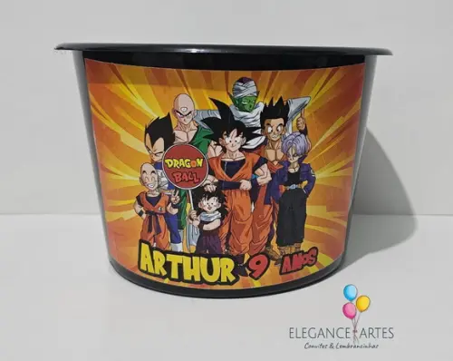 Balde de Pipoca Dragon Ball